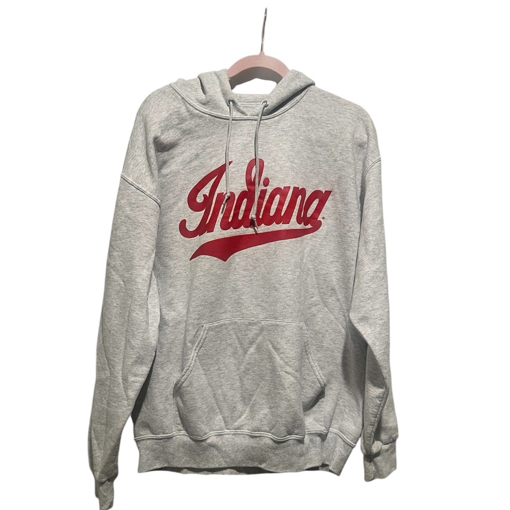 H&M Gray Hoodie with Red Print